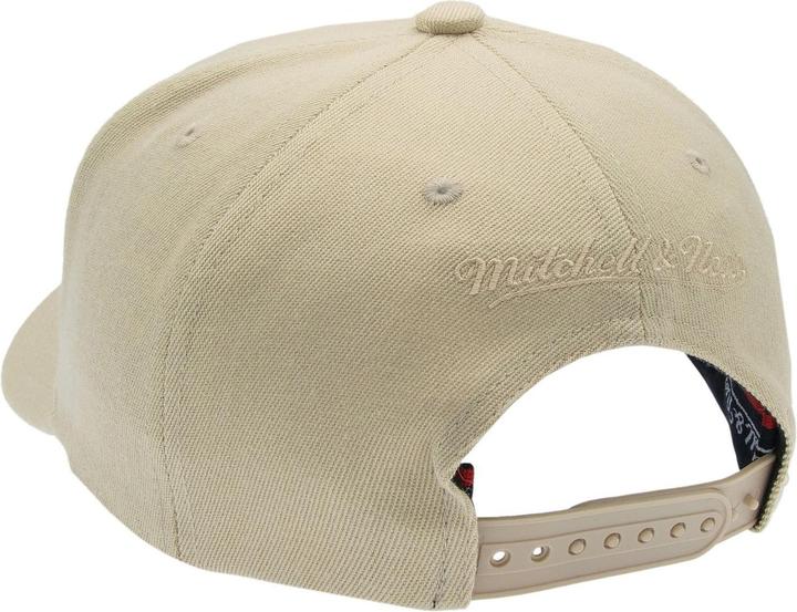 Produktbild Mitchell & Ness M&N Stretch Snapback Classic Red Stretch-Fit Cap Sand Beige (One Size)