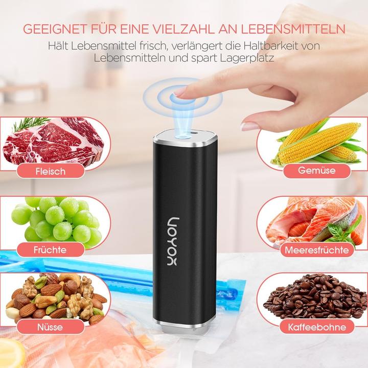 Immagine prodotto Voyor VS210 Handvakuumierer Set mit 5 Vakuumbeuteln