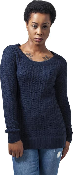 Produktbild Urban Classics Ladies Long Wideneck Sweater (XL)