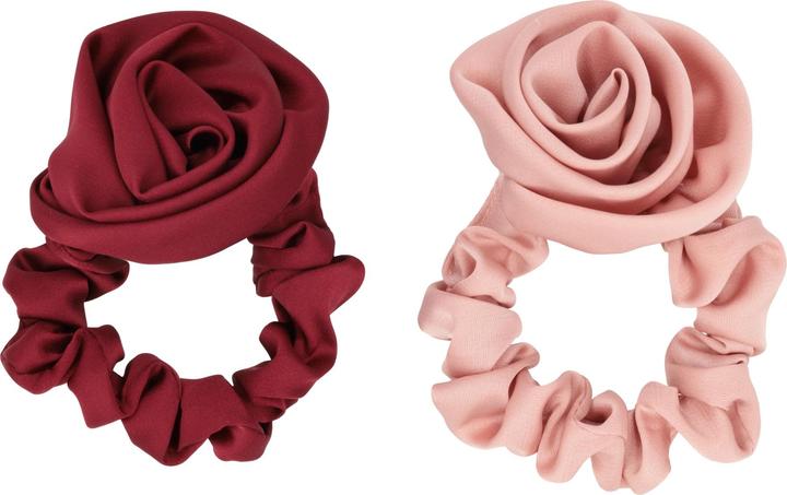 Immagine prodotto Trisa Rose auf Scrunchie Set Rot/Rosa (Elastico per capelli)
