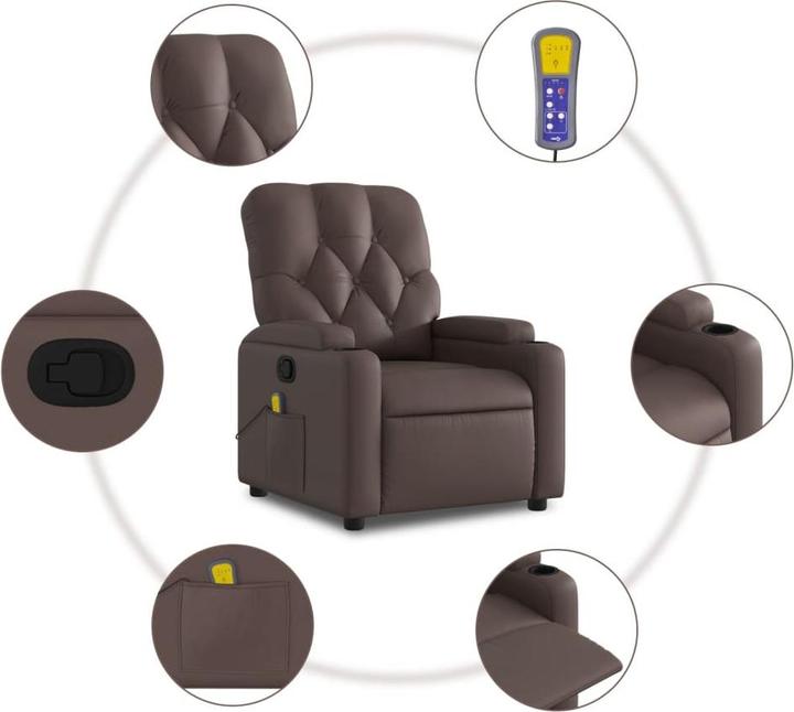 Immagine prodotto vidaXL Sedia da massaggio in similpelle