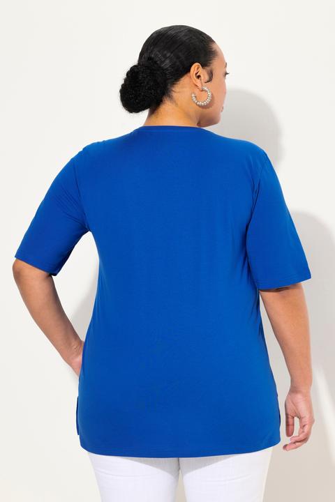 Produktbild Ulla Popken T-Shirt, Rundhalsausschnitt, Relaxed, Halbarm (68)