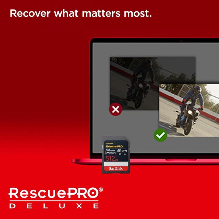 Produktbild SANDISK Extreme PRO UHS-II V90 (128 GB, SDXC, U3, UHS-II)