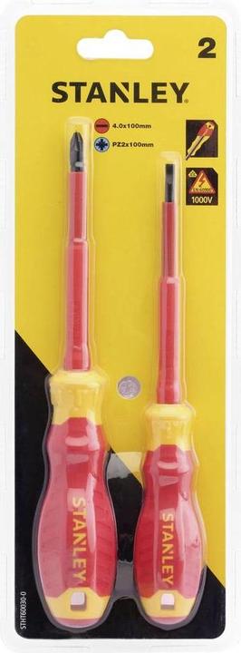 Produktbild Stanley FatMax® VDE Isolierter Schraubendreher-Set, 2-teilig (Schlitz)
