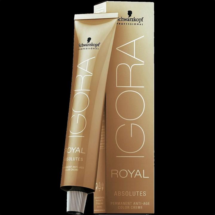 Produktbild Schwarzkopf Professional Igora Royal Absolutes Age Blend 8-01 Hellblond Natur Cendré. (8-01 Hellblond Natur Cendré)
