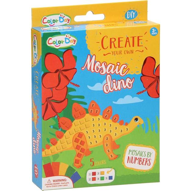 Lobbes Ein Dino-Mosaik herstellen