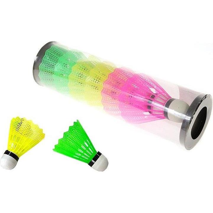 Adar Bunte Badminton-Federbälle in der Tube, 6 Stück (47593330)