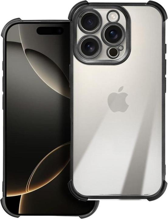 Produktbild OEM Back panel cover Case ANTISHOCK ELECTRO for IPHONE 17 Air black (Apple iPhone 17 Pro)