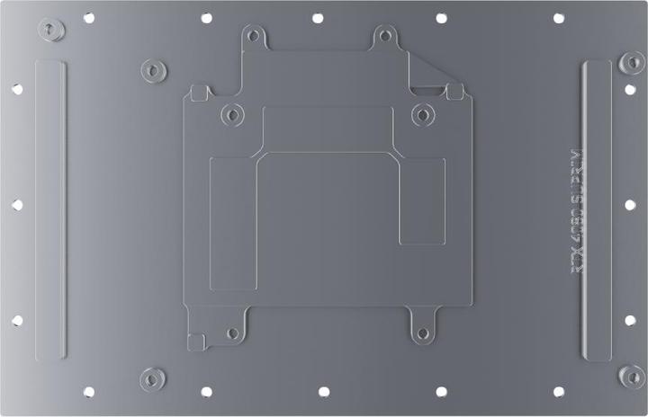 Produktbild Alphacool Eisblock Aurora Acryl RTX 4080 Suprim mit Backplate