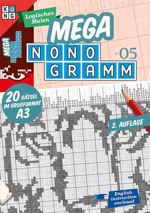 Immagine prodotto Educational Technology Mega-Nonogramm 05 (Tedesco, Puzzle di Concetti, 2024)