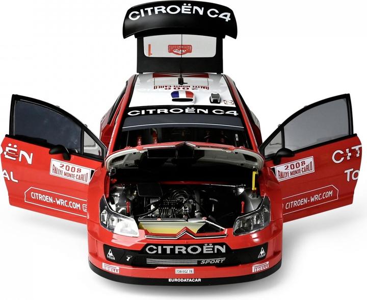 Actual product image 1:8 IXO Citroen C4 WRC