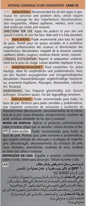 Produktbild Pharmaceris F, Abdeckung von Flüssigkeit 02 Sand, SPF 20, 30 ml