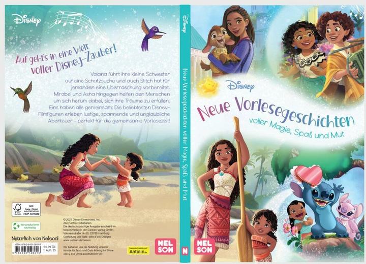 Produktbild Disney Vorlesebuch: Neue Vorlesegeschichten voller Magie, Spass und Mut (Deutsch, 2025)