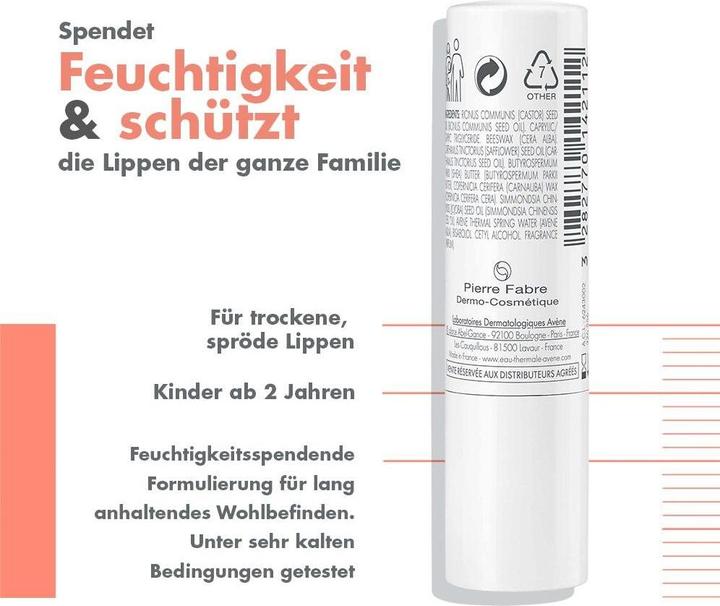 Produktbild Avène Cold Cream Nutrition reichhaltiger Lippenpflegestift (Lippenpflege Stick, 4 ml)