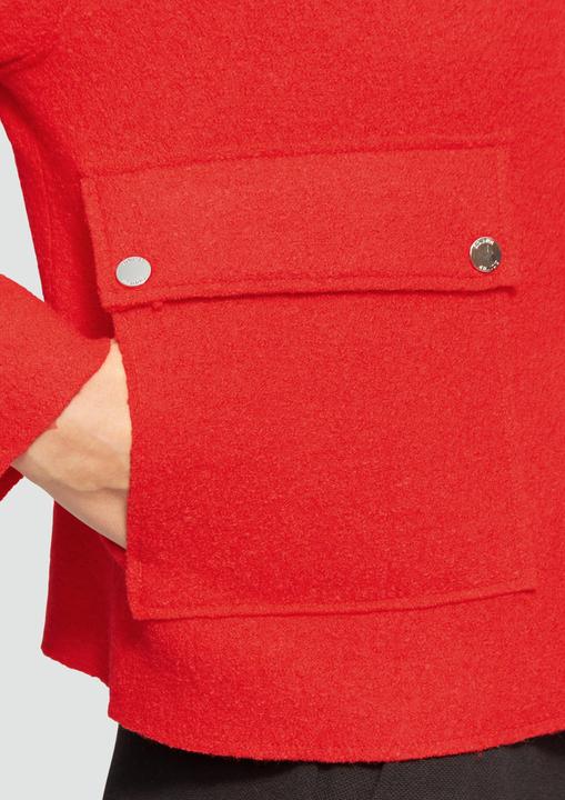 Actual product image S.Oliver Outdoor-Jacke Jacke aus Wollmix im Relaxed Fit mit aufgesetzten Taschen (32)