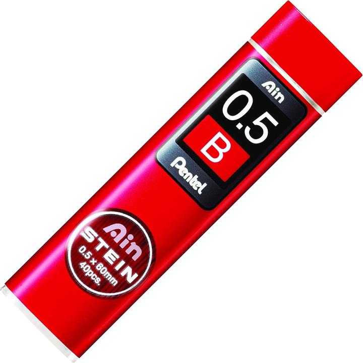 Image du produit Pentel C275 Feinminen-Set, Härtegrad B (12 Dosen á 40 Minen) (12 pcs, 0.50 mm, B)