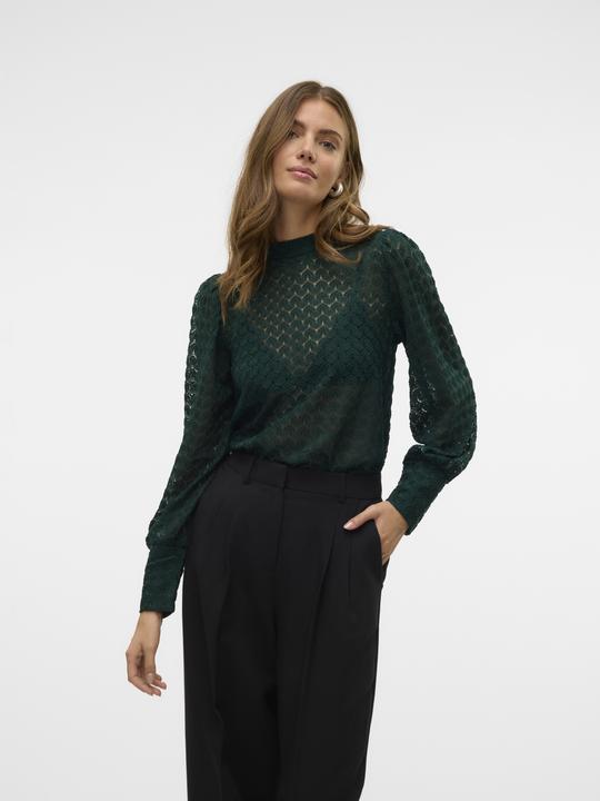 Immagine prodotto Vero Moda Vmbecca Ls High Neck Lace Top Jrs Noos (L)