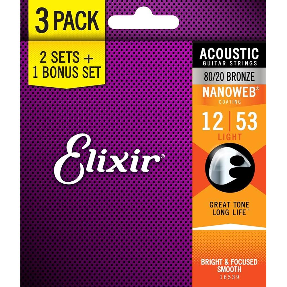 Elixir 16539 (18 x, Gitarre, 0.01"), Saiten