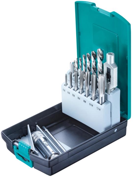 Produktbild technocraft HSS Einschnitt Gewindebohrer-Satz, 16-tlg