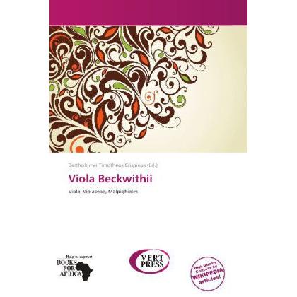 Viola Beckwithii, Fachbücher