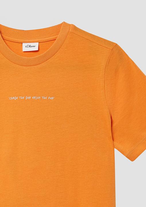 Image du produit S.Oliver T-Shirt Baumwoll-T-Shirt mit Front- und Rückenprint (146, 152)