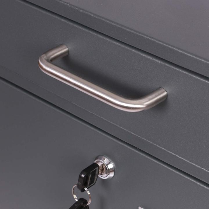 Produktbild Wiltec Briefkasten V52 Postkasten gross Namensschild 2 Schlüssel Stahl