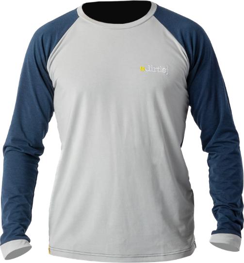 Immagine prodotto dirtlej Maglia a maniche lunghe Mountee drirelease® Merino, grigio/blu, M (M)