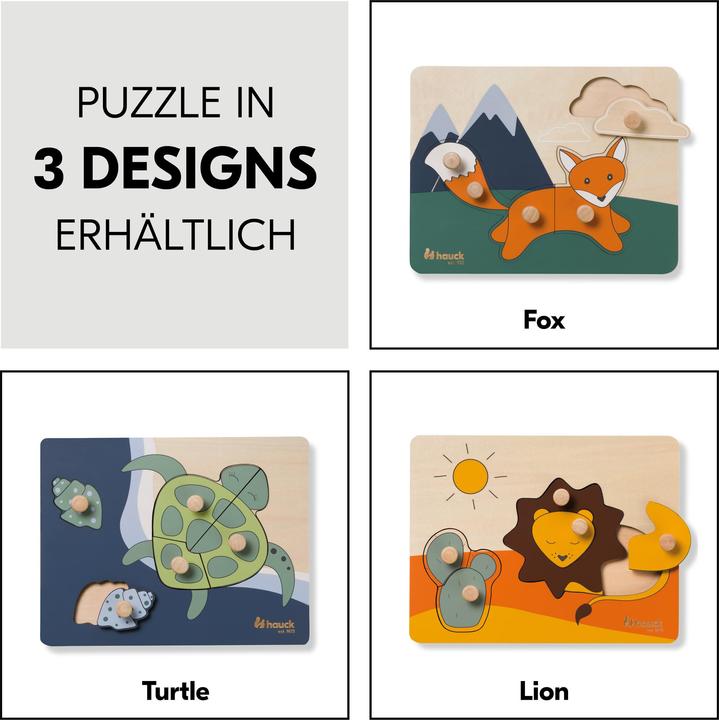 Actual product image Hauck Puzzle N Sort Lion