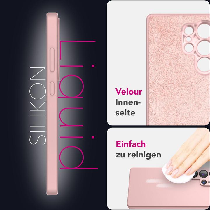 Produktbild Nalia Phoenix - Abwischbare Flüssigsilikon Hülle - Easy Clean Liquid Silicone Cover (Samsung Galaxy S25 Ultra)