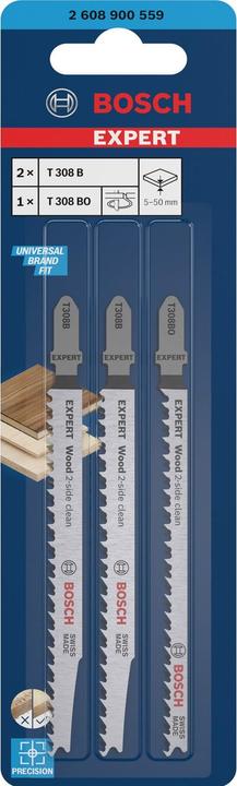 Image du produit Bosch Professional Zubehör Jeu de lames de scie sauteuse Expert