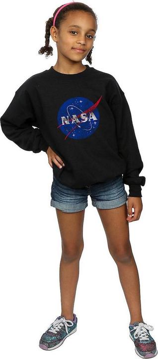 Immagine prodotto Nasa Felpa in cotone con logo in rilievo per bambine (152, 158)