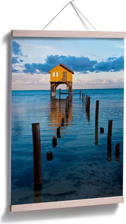 Produktbild Trenddeko Haus auf dem Meer (40 x 60 cm)