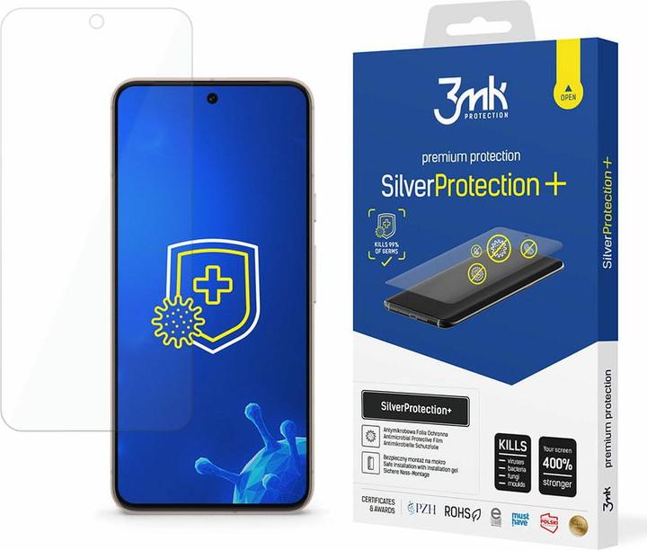 Produktbild 3MK SilverProtect+ Google Pixel 8 5G Folia Antymikrobowa montowana na mokro (1 Stück, Google Pixel 8)