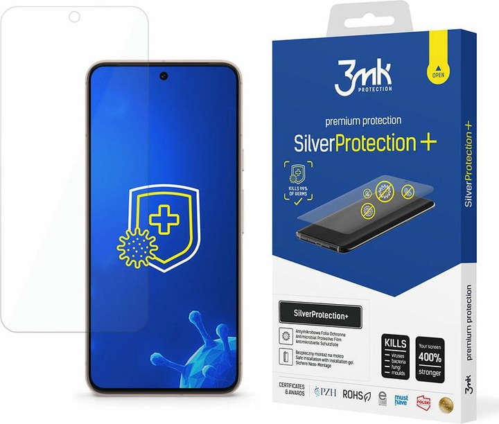 Immagine prodotto 3MK SilverProtect+ Google Pixel 8 5G Folia Antymikrobowa montowana na mokro (1 Pezzo/i, Google Pixel 8)