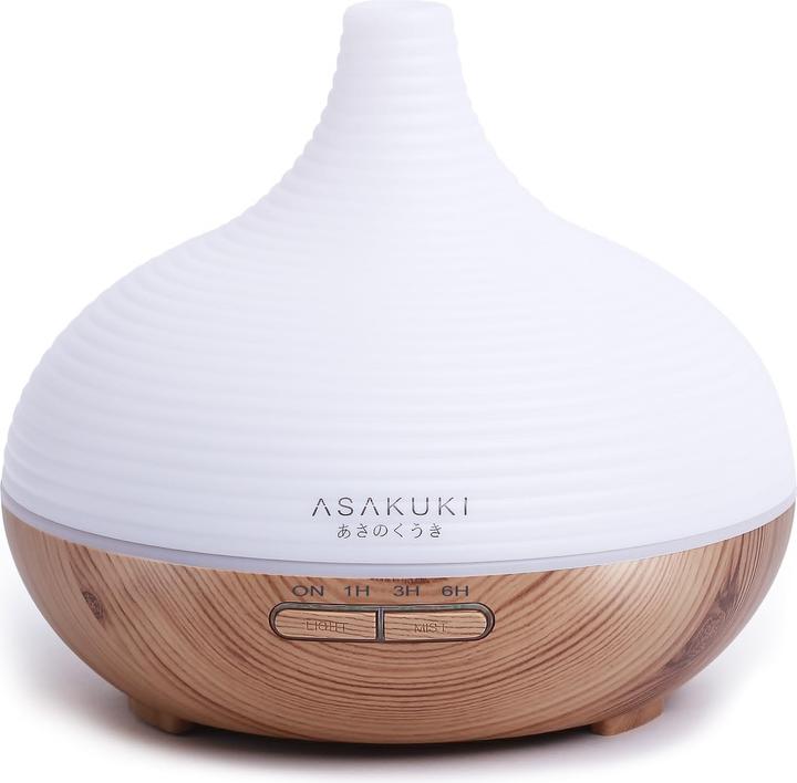 Asakuki Aroma Diffuser mit LED Licht (300 ml)