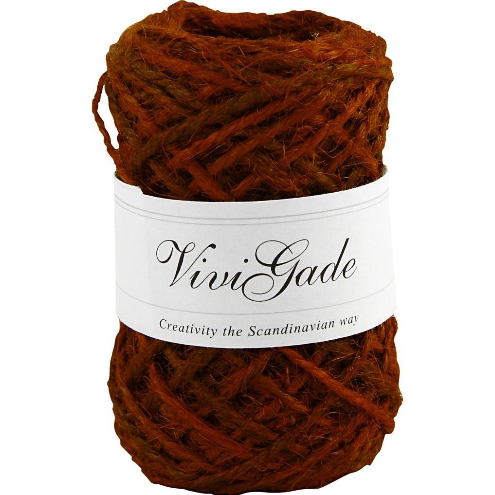 Vivi Gade Natural Hemp, Filato + Lana, Rosso