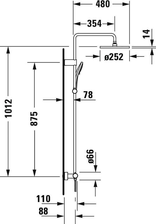 Image du produit Duravit Système de douche Shower Systems