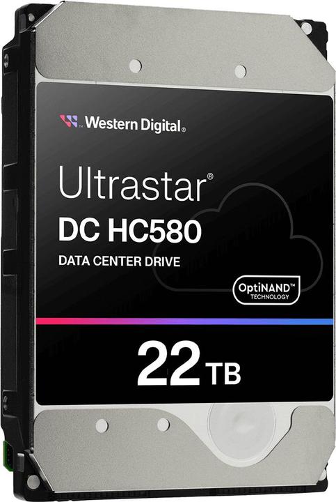 Image du produit WD ULTRASTAR DC HC580 8,89cm 3,5pouces 26.1 22TB 512 7200RPM SATA ULTRA 512E TCG NP3 (22 To, 3.5", CMR)