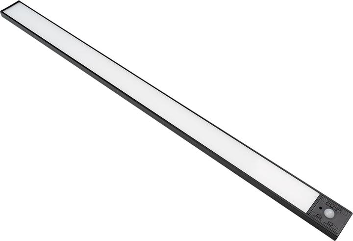 Produktbild Luxula LED-Schrankleuchte mit Bewegungsmelder, 4,07W, 1650lm, CCT, IP20, schwarz, 60cm (1650 lm)