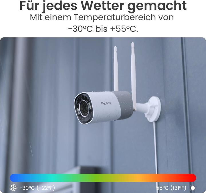 Actual product image Reolink RP-WCB8MZ professionelle 4K WiFi-Kamera (3840 x 2160 pixels)