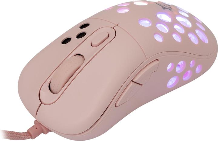 Actual product image White Shark Shark Gaming Mouse AZRAEL, 6D, 7200 dpi, Pink (Cable)