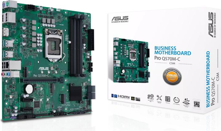 Produktbild ASUS Pro Q570M-C/CSM (LGA 1200, Intel Q570, mATX)