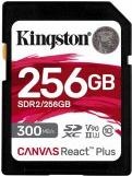 Productafbeelding Kingston Canvas React Plus SDXC UHS-II 300R/260W U3 V90 voor /4K/8K (256 GB, SDXC, U3, UHS-II)