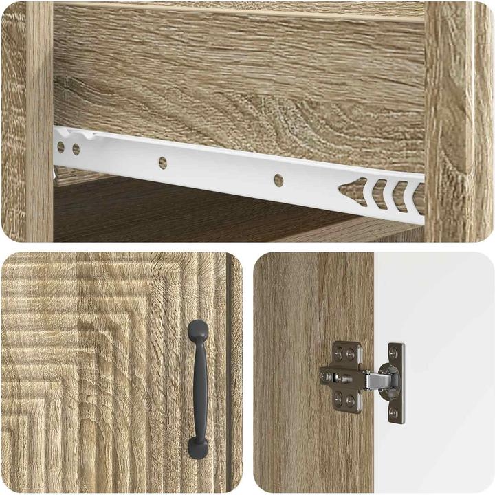 Produktbild vidaXL Sideboard-Möbel (34.50 x 64 x 89.50 cm)