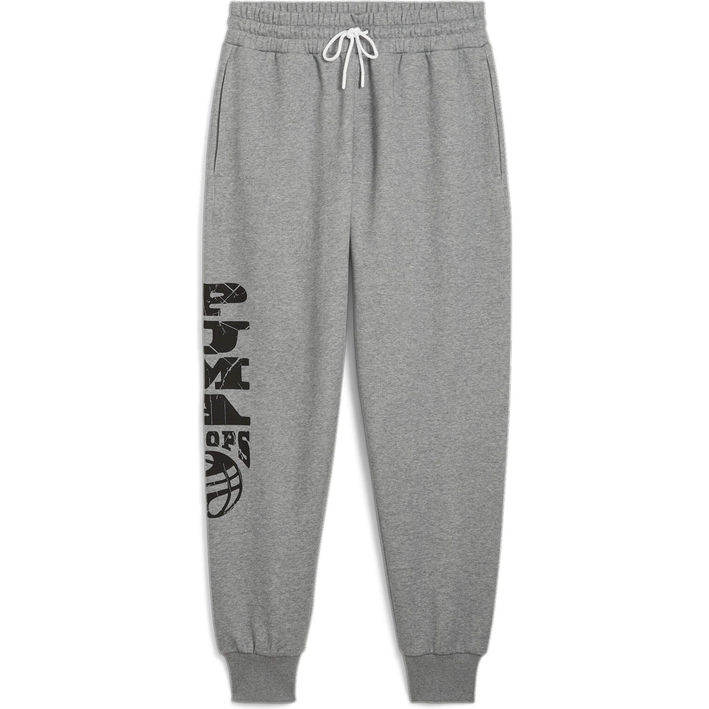 Puma, Herren, Sporthose, jogging hoop (S), Grau, S