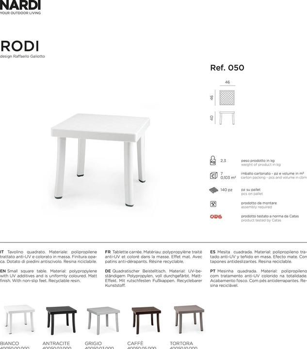 Actual product image Nardi Rodi