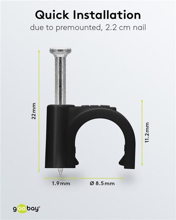 Actual product image Goobay Kabelschelle