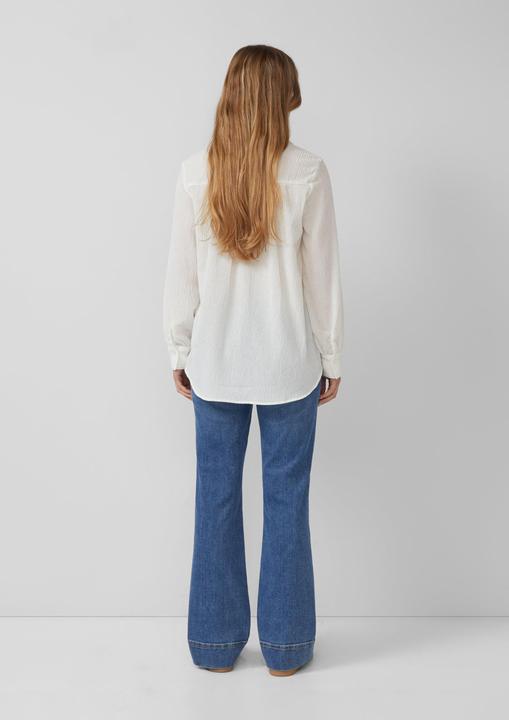 Immagine prodotto s.Oliver Bluse Strukturierte Jersey-Bluse mit Raffung am Rücken (48)
