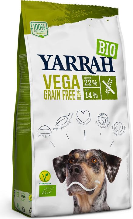 Image du produit Yarrah Croquettes Dog TF Bio Vega, 2 kg, Adulte, sans céréales (Adulte, 1 pcs, 2000 g)