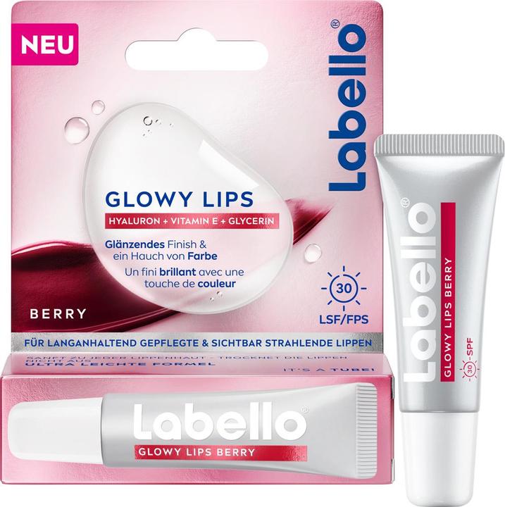 Immagine prodotto LABELLO Glowy Lips Berry Tinted LSF 30 (Trattamento labbra colorato, 10 ml)